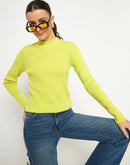 Madame Mock Neck Lemon Yellow Skeeve