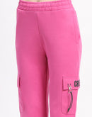 mSECRET Pink Wide-Leg Cotton Cargo Pants