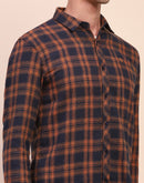 Camla Barcelona Button Down Tan Cotton Shirt