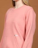 mSECRET Cotton Blend Top and Bottom Pink Nightsuit