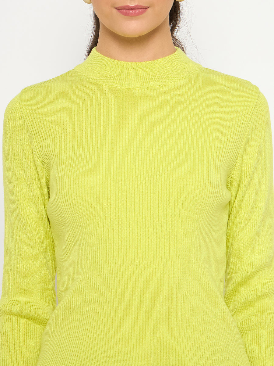 Madame Mock Neck Lemon Yellow Skeeve