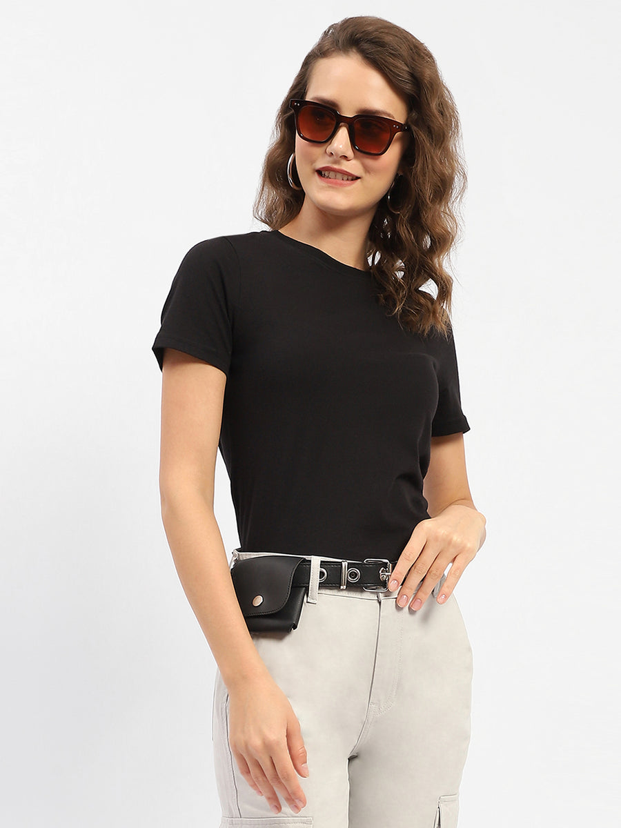 Madame Solid Grey Cargo Jeans