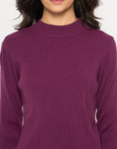 Madame Mock Neck Purple Skeeve