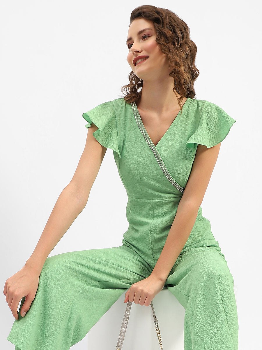 Apple green jumpsuit online