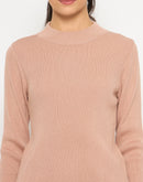 Madame Mock Neck Peach Skeeve