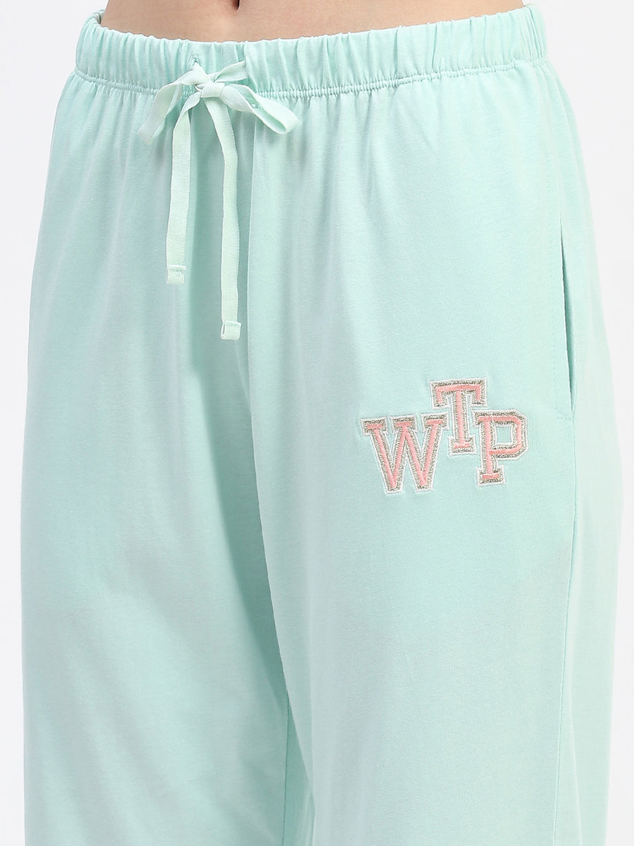 mSECRET Disney Typography Cotton Mint Night Suit Set