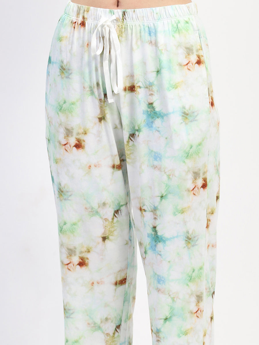 mSECRET Tie-Dye Mint Nightsuit Set