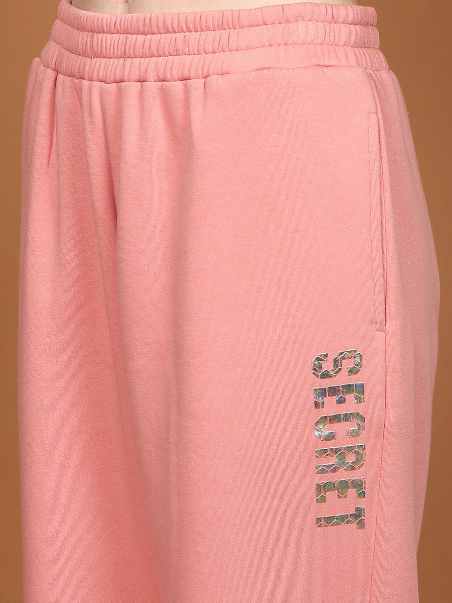 mSECRET Cotton Blend Top and Bottom Pink Nightsuit