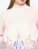 mSECRET Printed Sweatshirt and Bottoms Pink Night suit