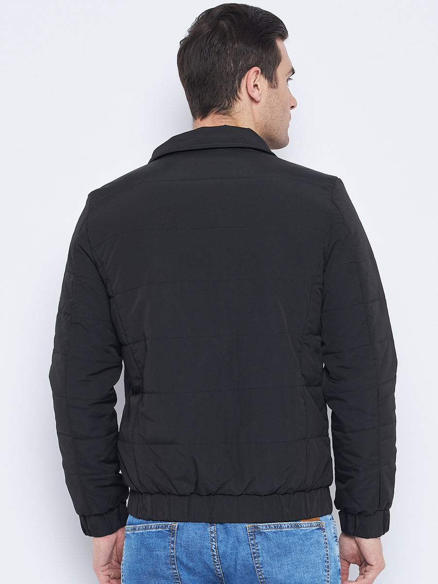 Buy Camla Black Regular Fit Mock Collar Overcoat for Men's Online @ Tata  CLiQ