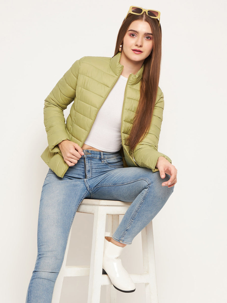 Madame Mint Green Puffer Jacket