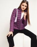 Madame Purple Puffer Jacket