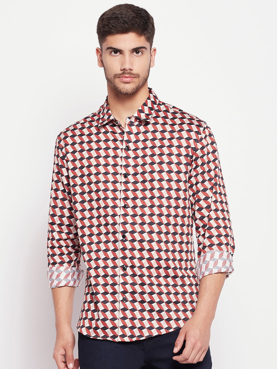 Camla Rust Men Shirts