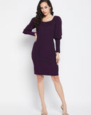 Madame Women Purple Dress