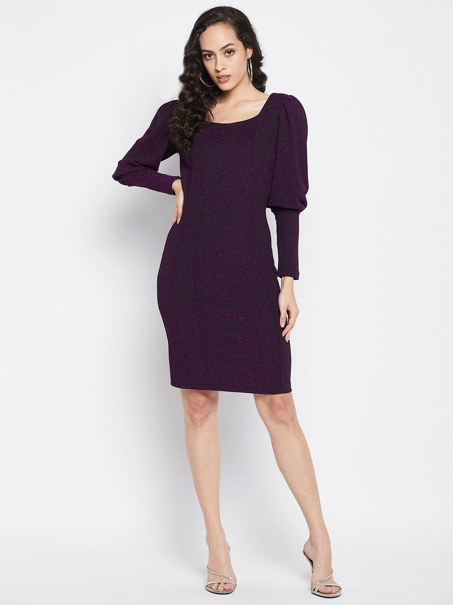 Madame Women Purple Dress