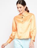 Camla Orange Women Shirt