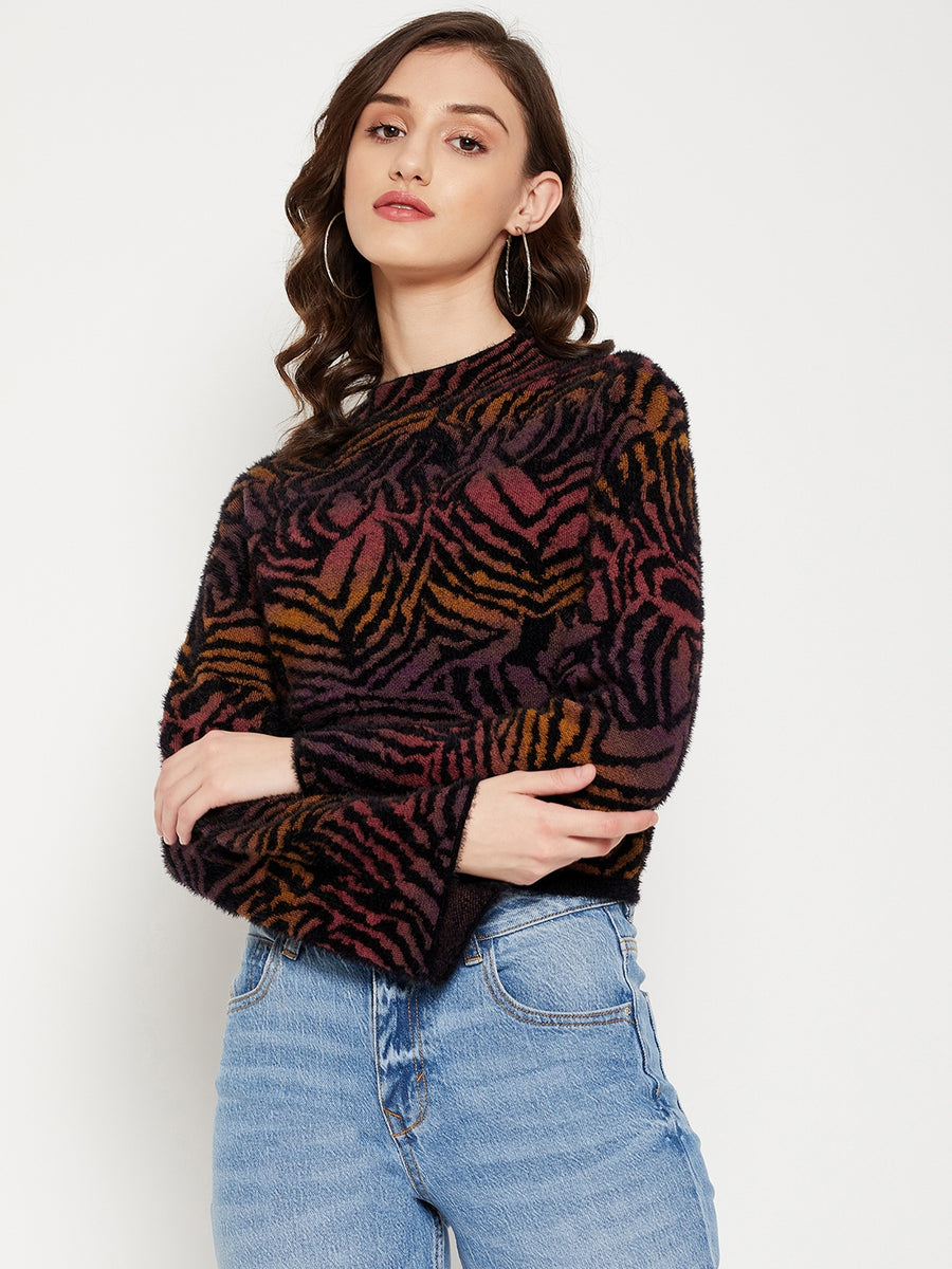 Madame Women Black Sweater