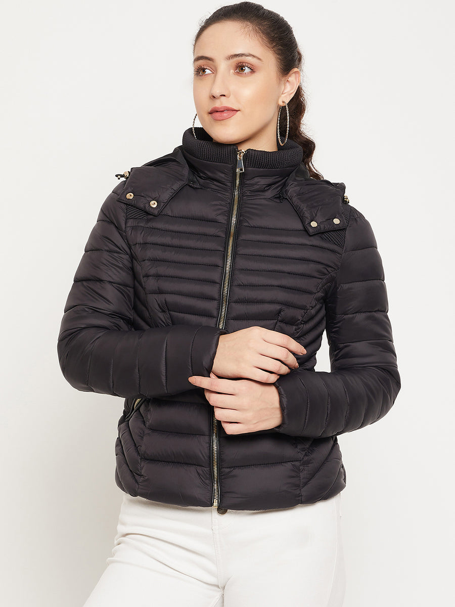 Madame Women Black Jacket