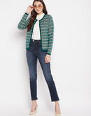 Madame Striped Cardigan For Women