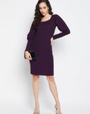 Madame Women Purple Dress