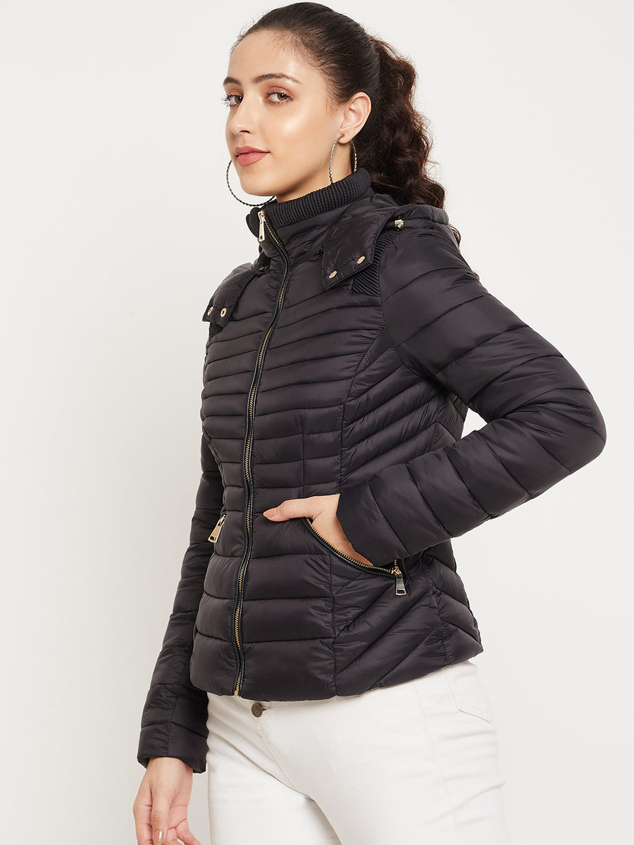 Madame Women Black Jacket