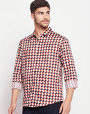 Camla Rust Men Shirts