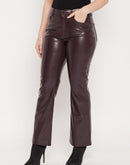 Madame Boot Cut Leather Trousers