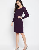 Madame Women Purple Dress