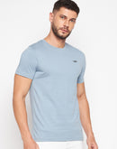 Camla Sky Blue T-Shirt For Men