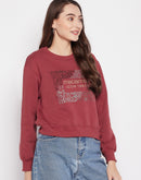 Madame Printed Sweatshirt For Women