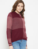 MADAME Wine Sweater For Women