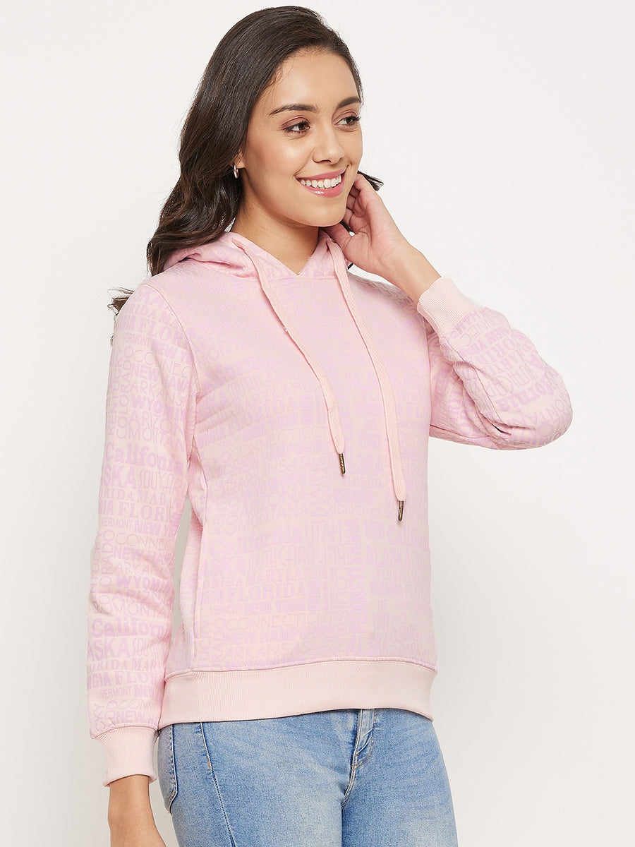 Madame Women Pink Sweatshirt