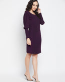 Madame Women Purple Dress