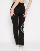 mSECRET Black Printed Trackpants