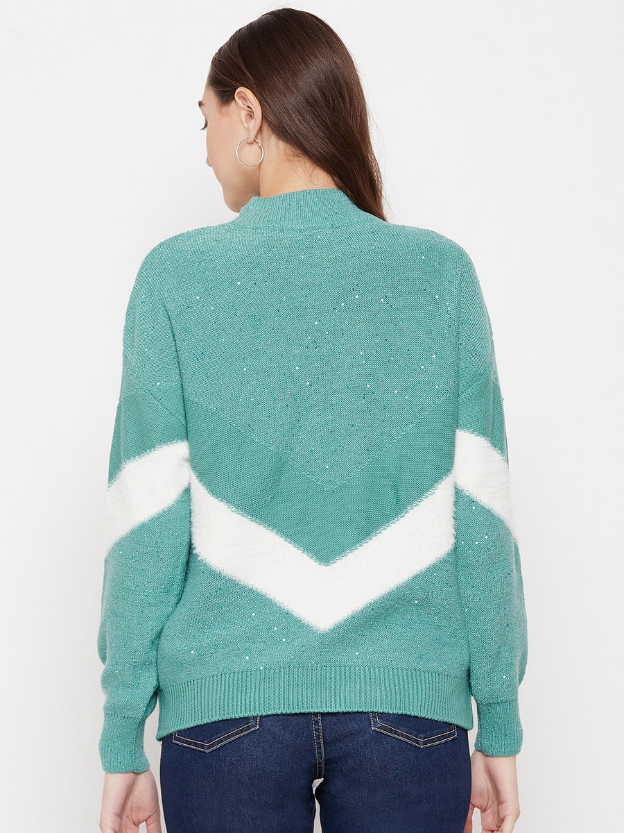 MADAME Aqua Sweater