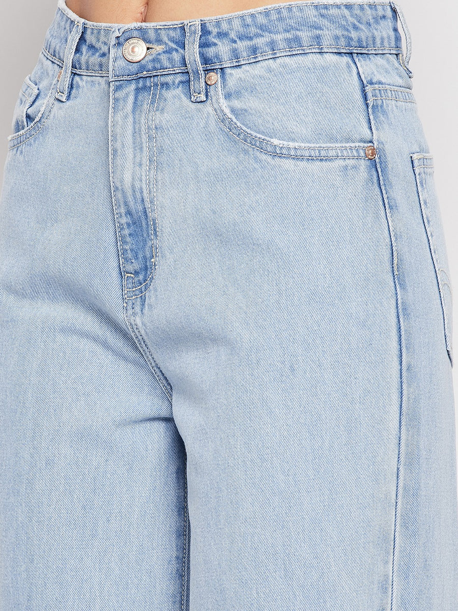 Madame Women Blue Rugged Denim